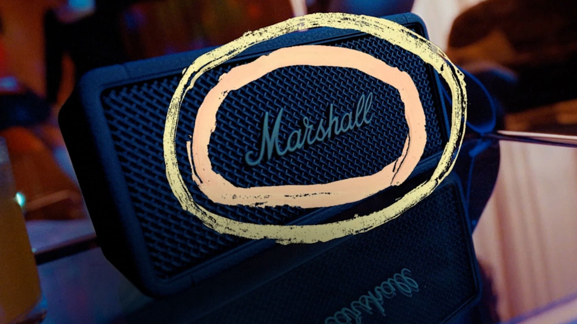 Boxa portabila MARSHALL Middleton, Bluetooth, IP67, Black & Brass